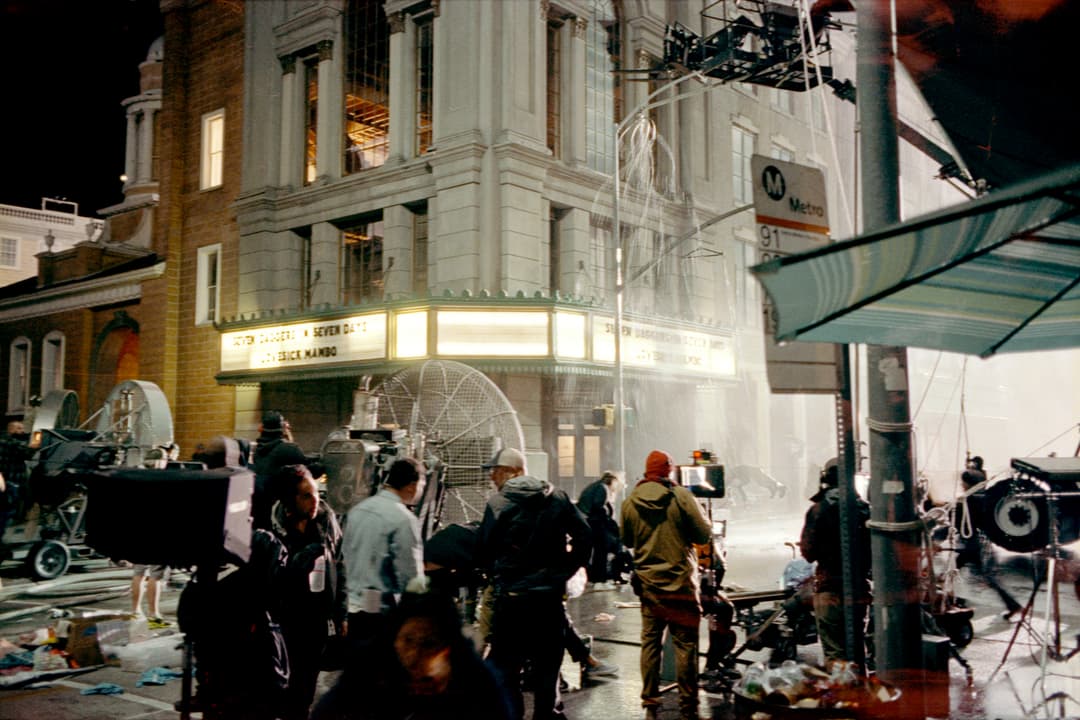 Picture of a movie set